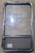 Used Black Radius Opening Window : 23 1/2" W x 39 1/4" H x 1 7/8" D - Young Farts RV Parts