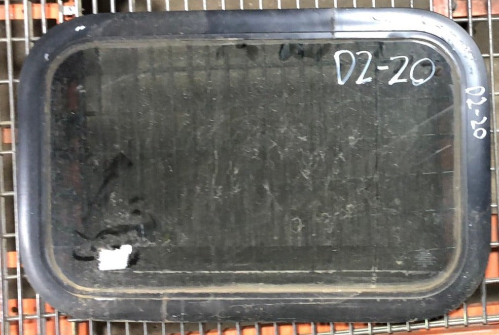 Used Black Radius Opening Window :23 1/2 X 14 1/2 X 2