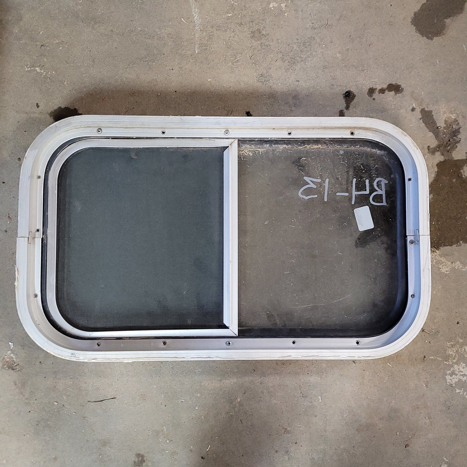 Used Black Radius Opening Window : 23 1/2 X 14 1/2 X 2