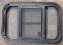 Load image into Gallery viewer, Used Black Radius Opening Window : 23 1/4&quot; W x 15 1/4&quot; H x 1 7/8&quot; D - Young Farts RV Parts