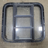 Used Black Radius Opening Window : 23 3/4