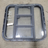 Used Black Radius Opening Window : 23 3/4