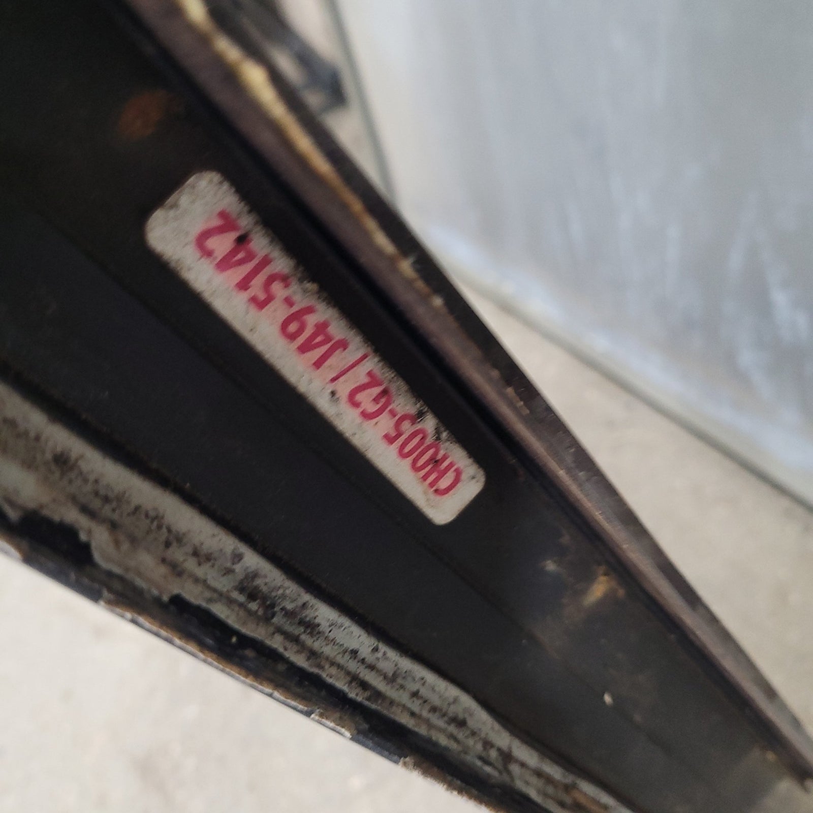 Used Black Radius Opening Window : 23 3/4