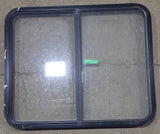 Used Black Radius Opening Window : 24 1/2