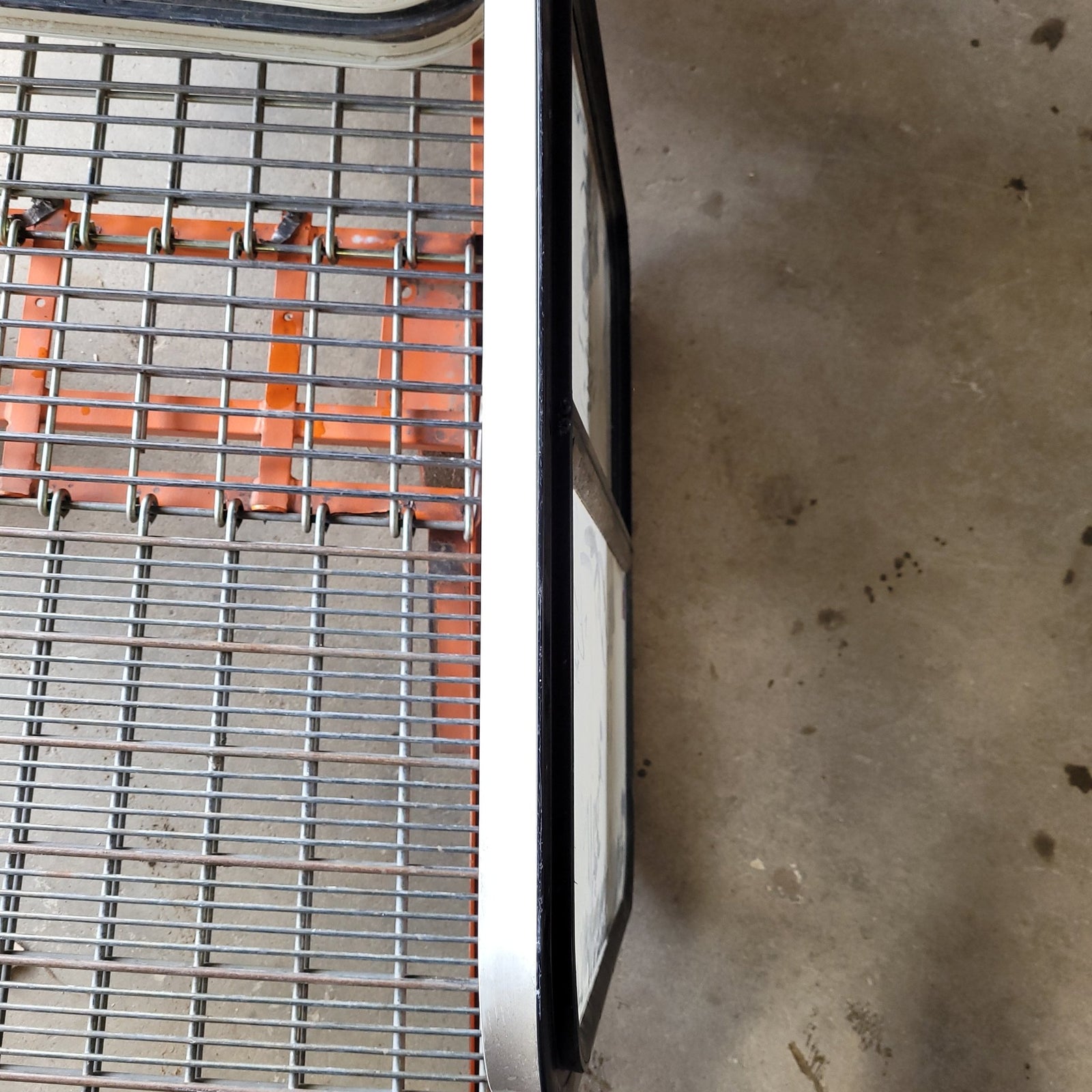 Used Black Radius Opening Window : 24 1/4 X 19 3/4 X 2