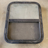 Used Black Radius Opening Window : 24 1/4 X 19 3/4 X 2