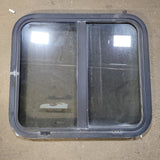 Used Black Radius Opening Window : 24 1/4