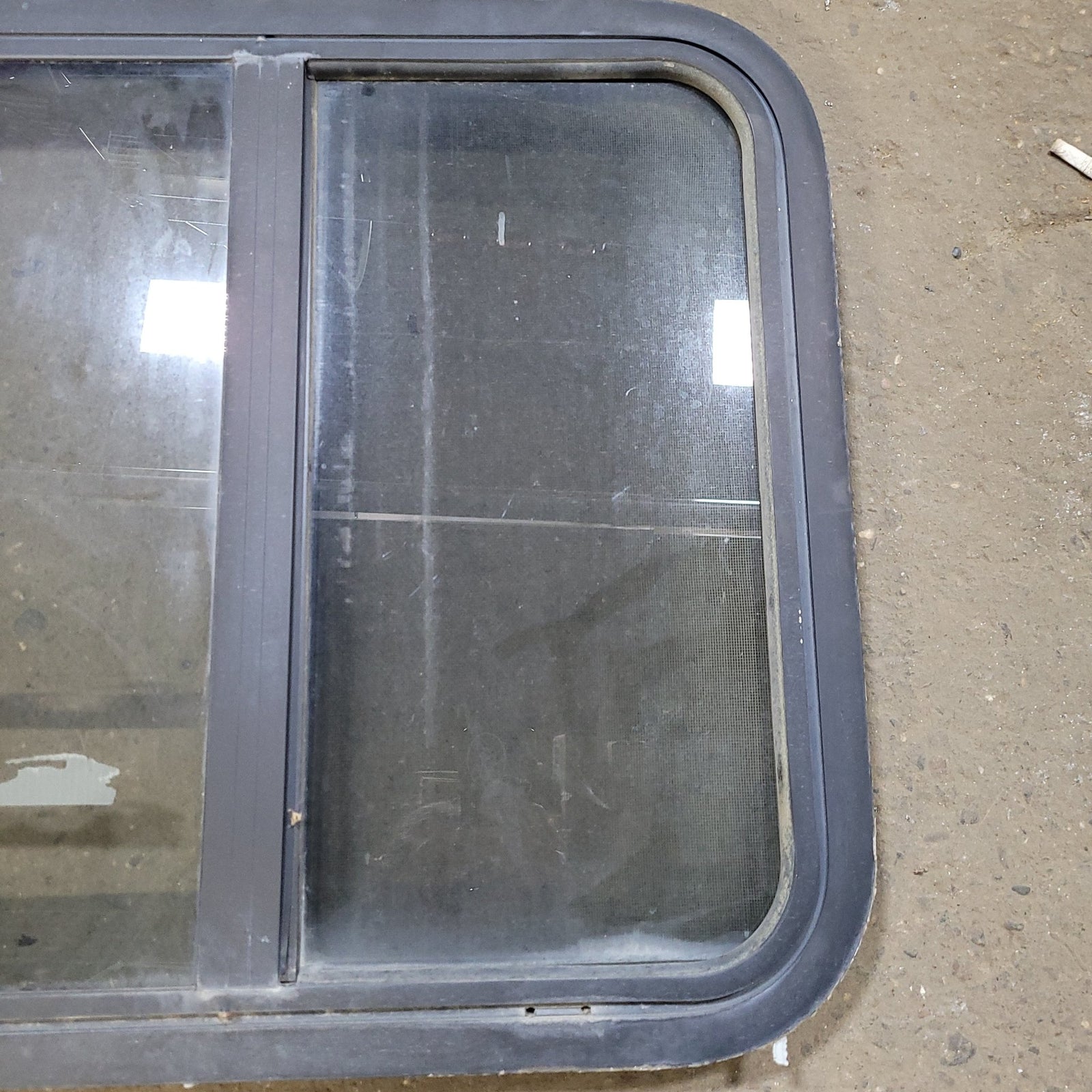 Used Black Radius Opening Window : 24 1/4