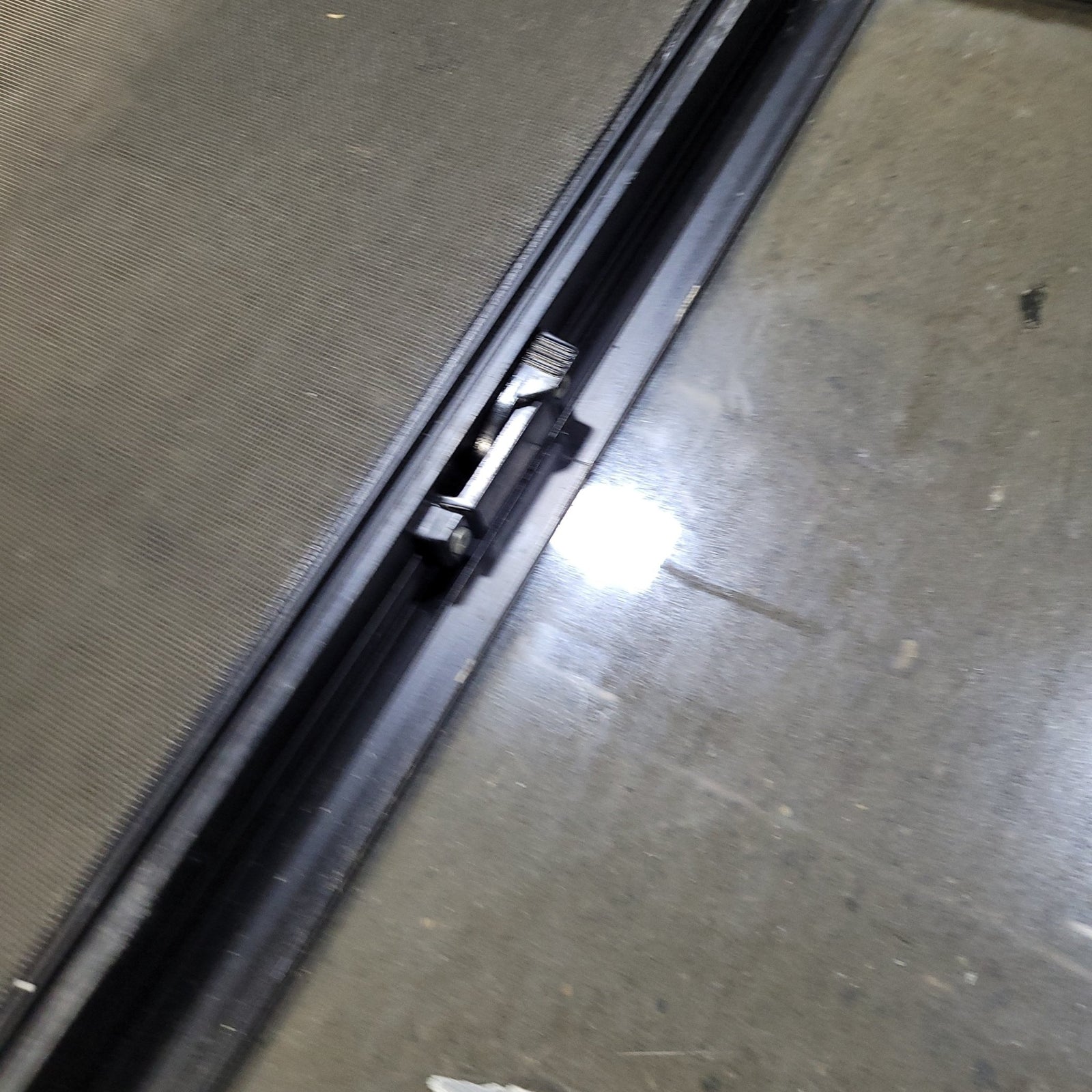 Used Black Radius Opening Window : 24 1/4