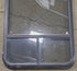 Used Black Radius Opening Window : 25 3/4" W x 41 3/4" H x 1 7/8" D - Young Farts RV Parts