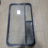 Used Black Radius Opening Window : 25 3/4