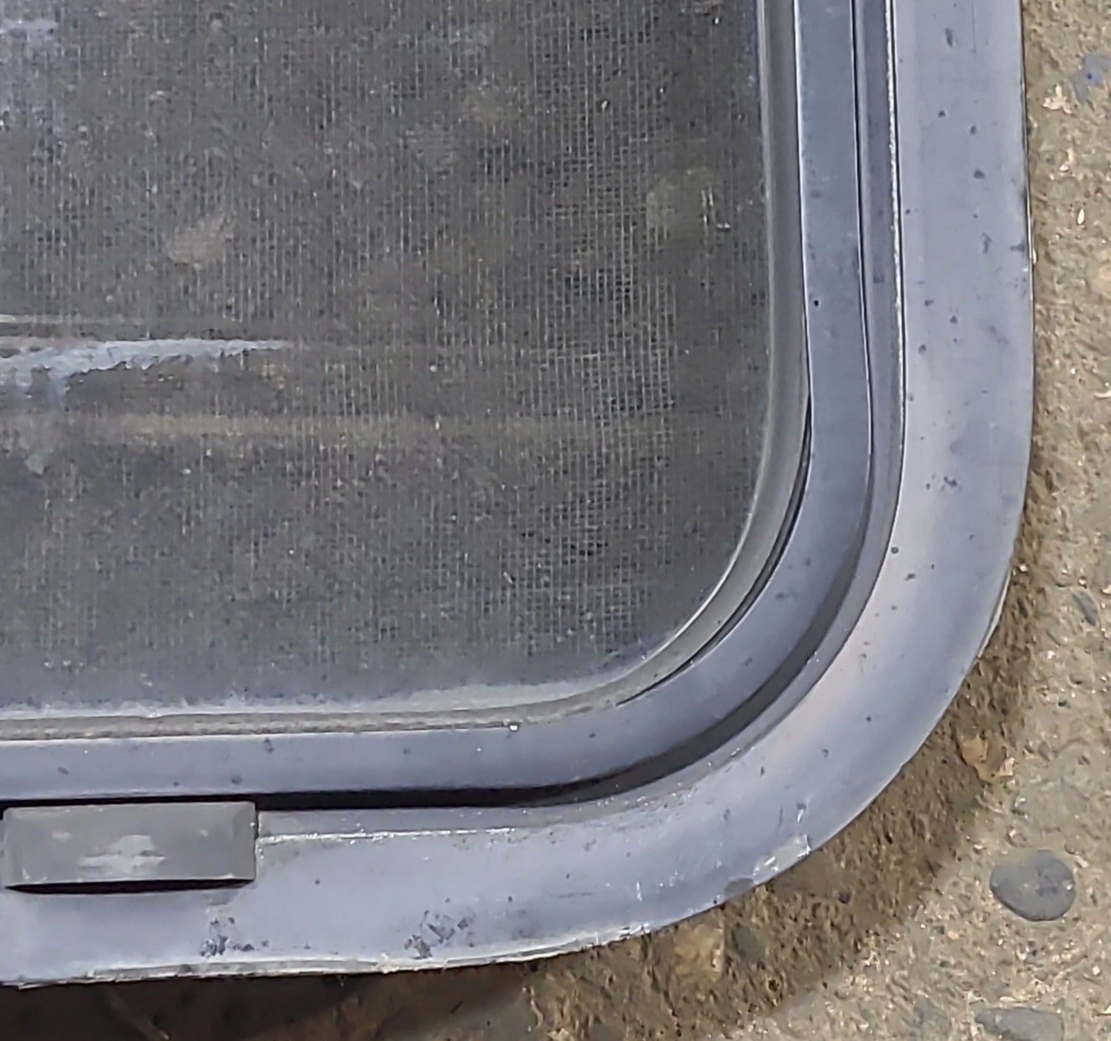 Used Black Radius Opening Window : 26 1/2