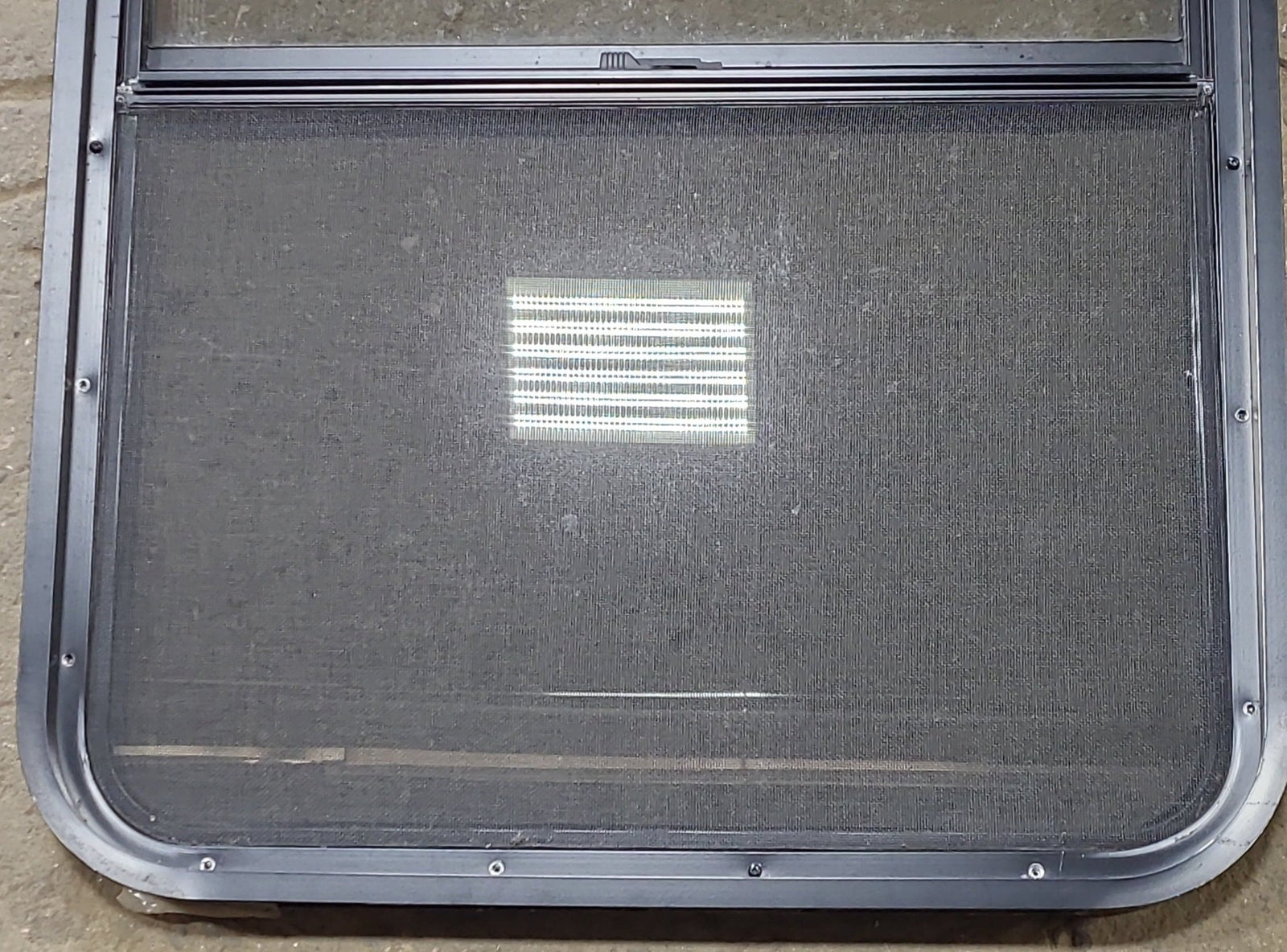 Used Black Radius Opening Window : 26 1/2