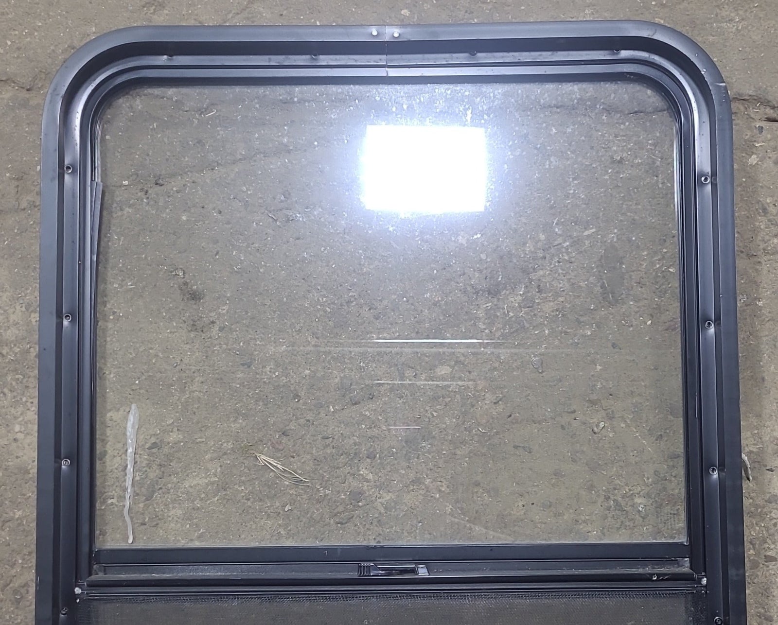 Used Black Radius Opening Window : 26 1/2