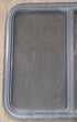 Used Black Radius Opening Window : 29 1/2" W x 25 1/2" H x 1 3/4" D - Young Farts RV Parts