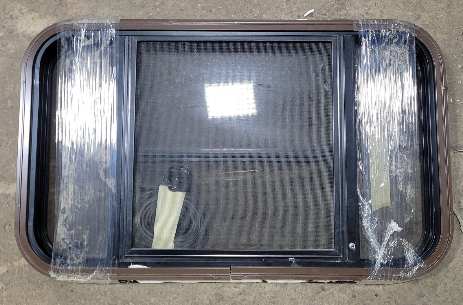 Used Black Radius Opening Window : 29 3/4