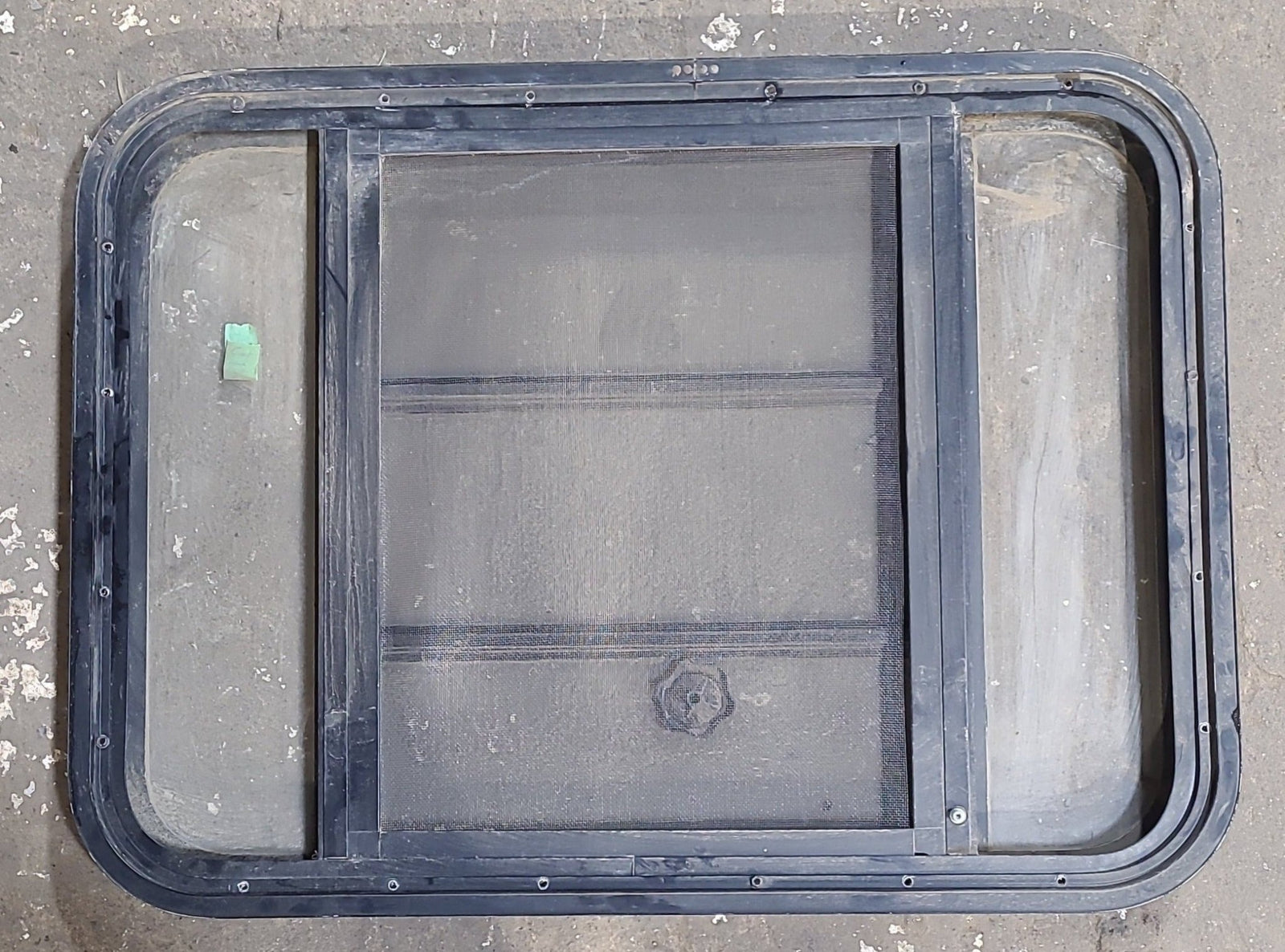 Used Black Radius Opening Window : 29 3/8