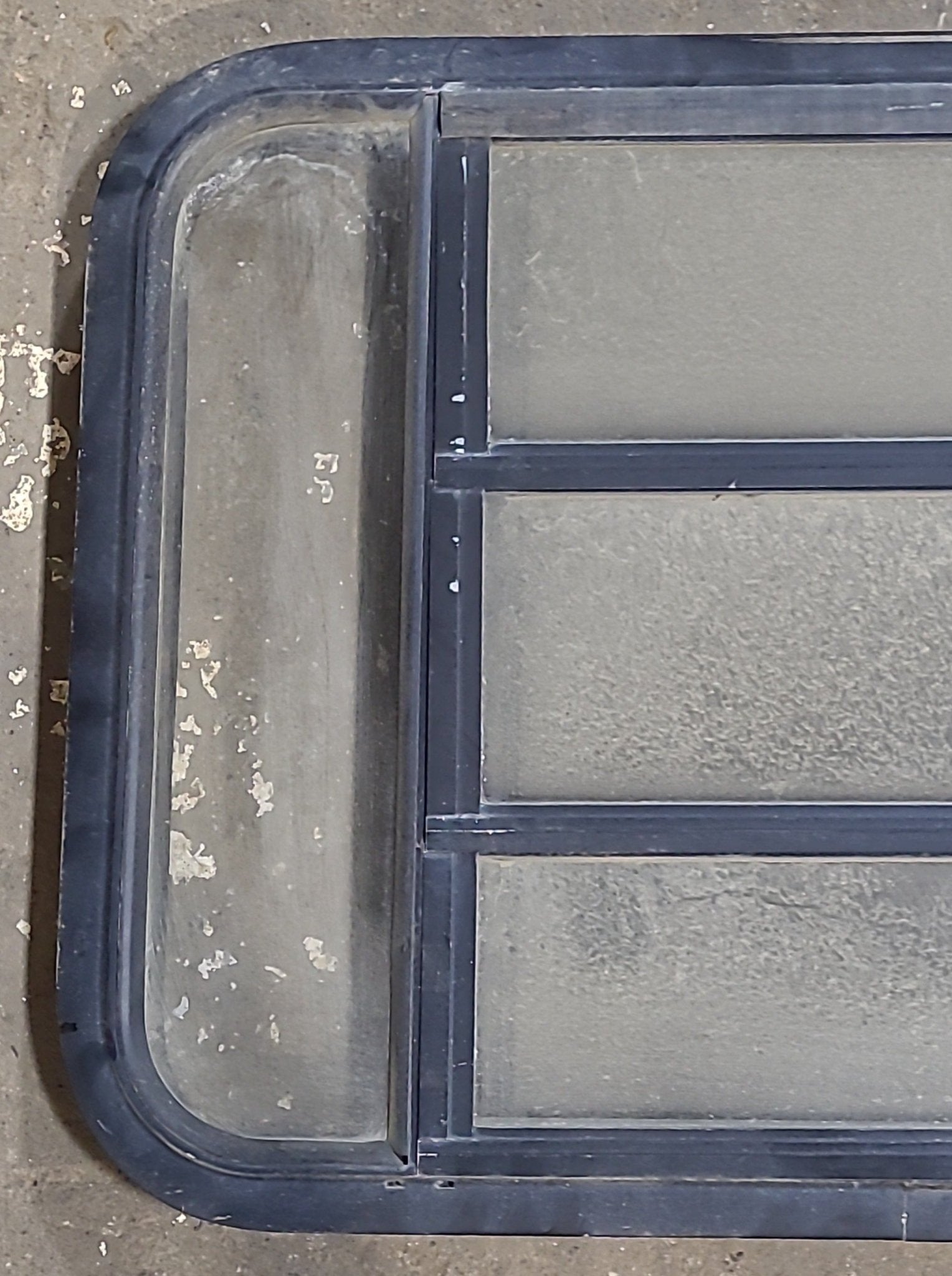 Used Black Radius Opening Window : 29 3/8