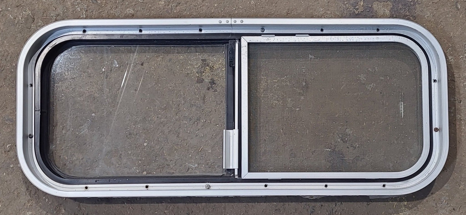 Used Black Radius Opening Window : 30 1/4