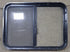 Used Black Radius Opening Window : 30 1/4" W x 22" H x 2" D - Young Farts RV Parts