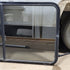 Used Black Radius Opening Window : 30" X 54 1/2" X 2" D - Young Farts RV Parts
