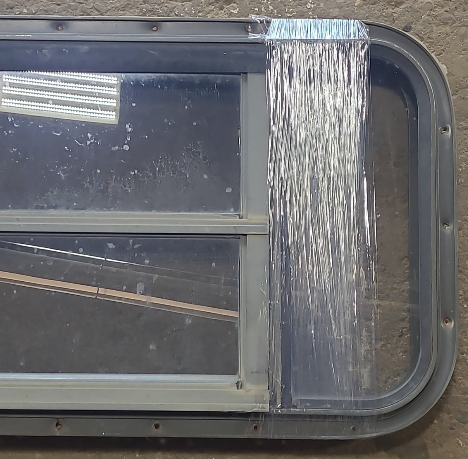 Used Black Radius Opening Window : 31 3/4