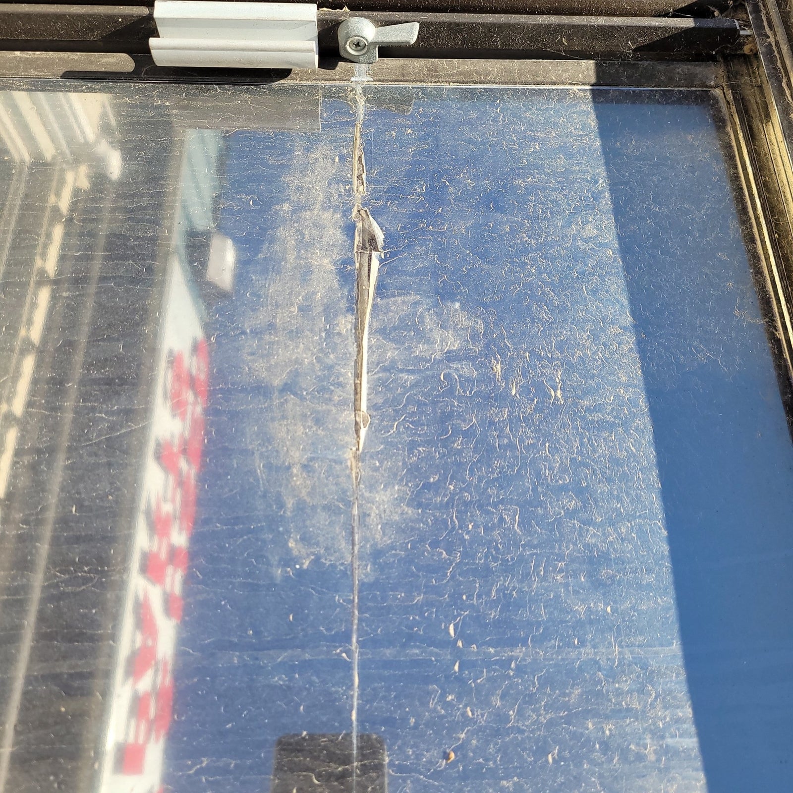 Used Black Radius Opening Window : 34 1/2 X 21 3/4 X 2