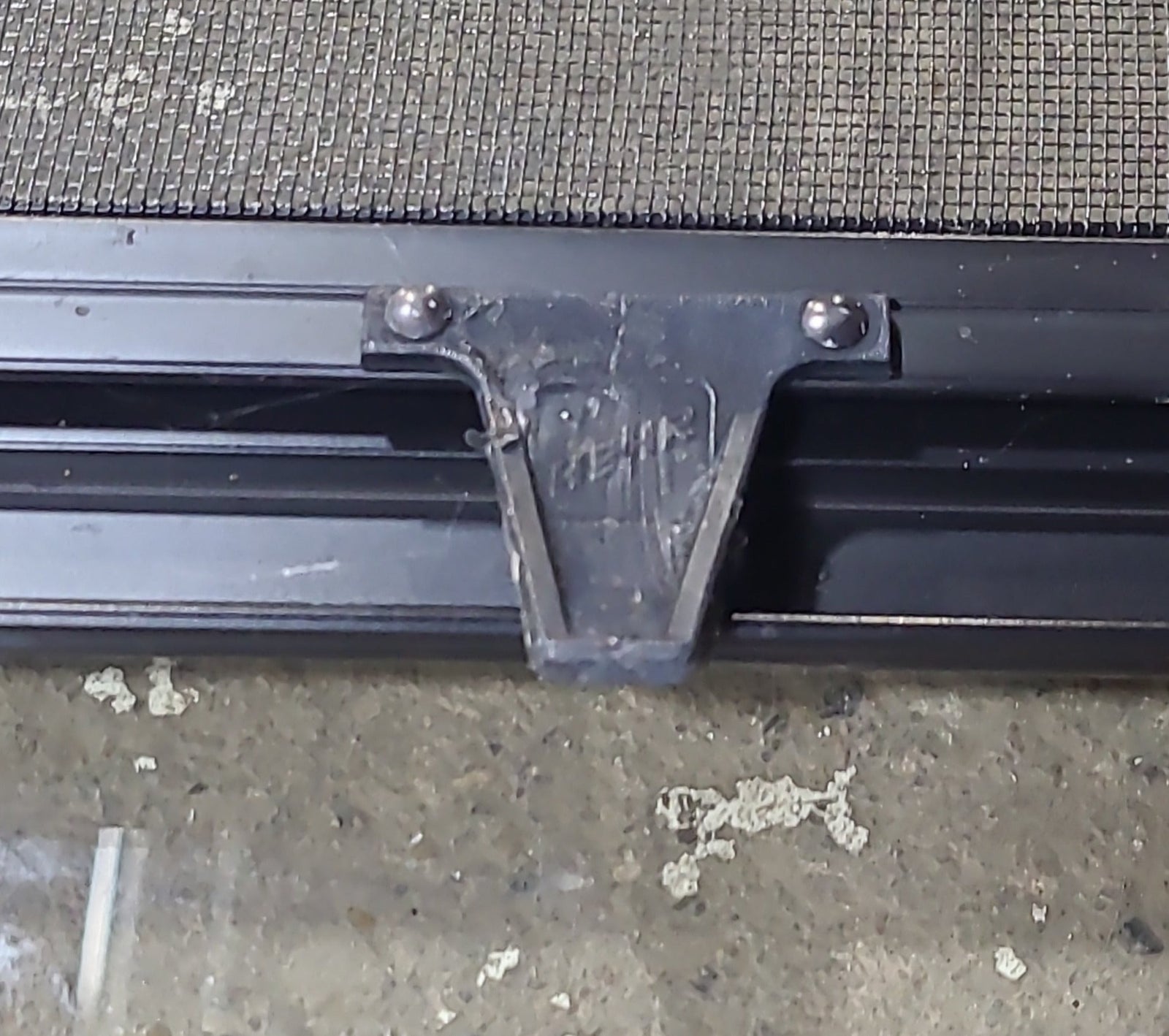 Used Black Radius Opening Window : 35 1/2