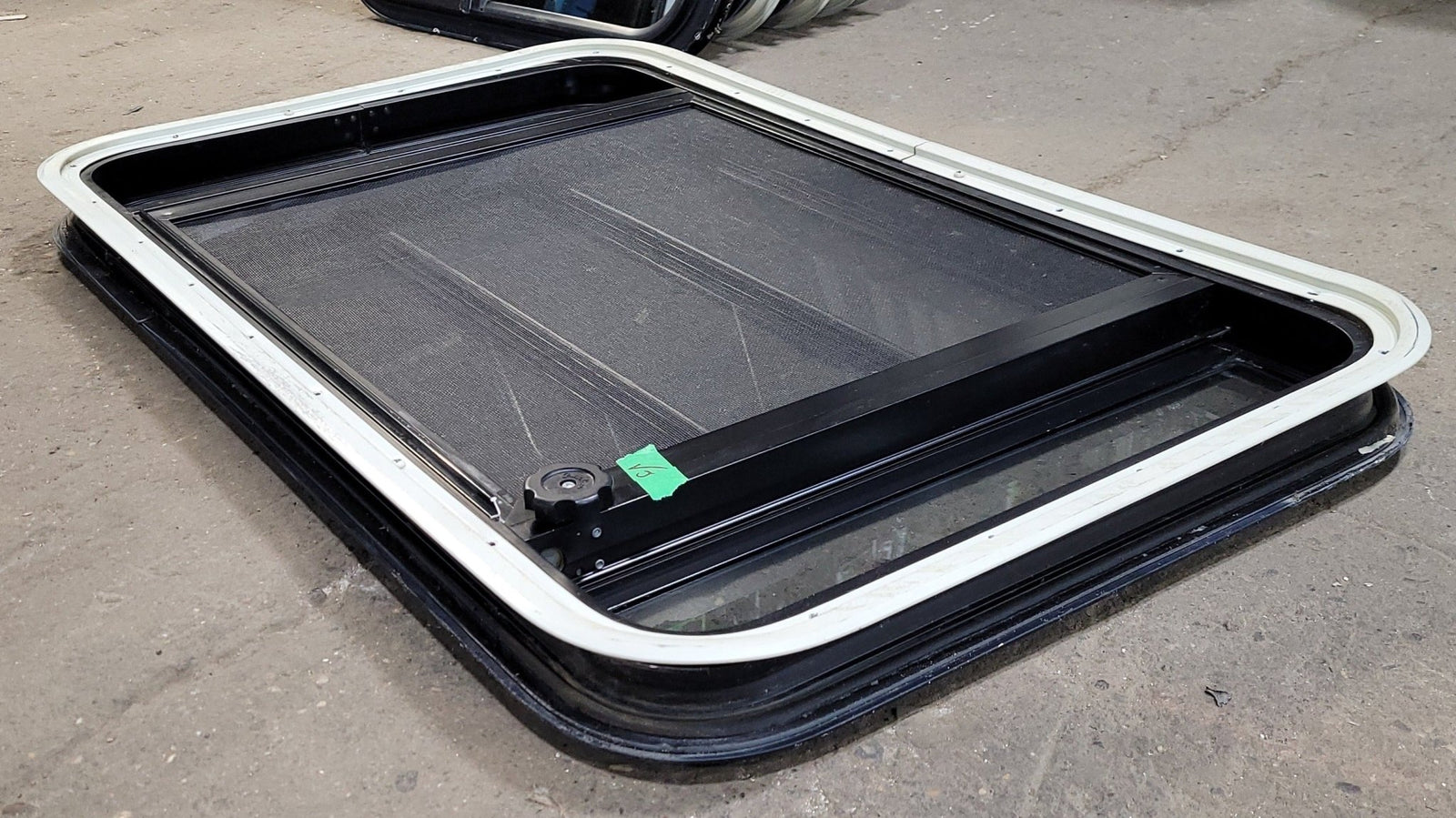 Used Black Radius Opening Window : 35 1/4