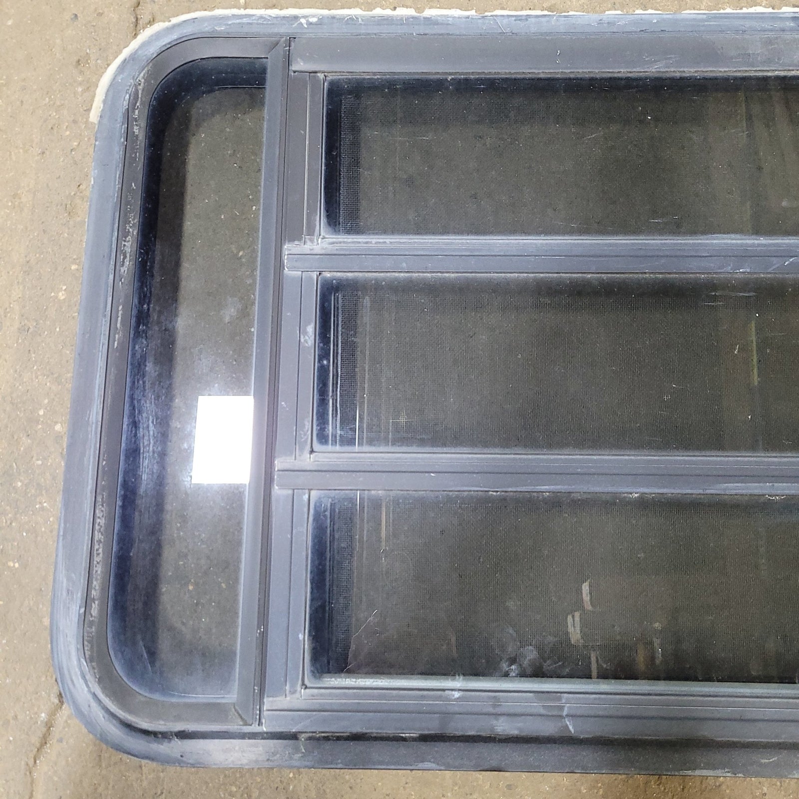 Used Black Radius Opening Window : 35 1/4