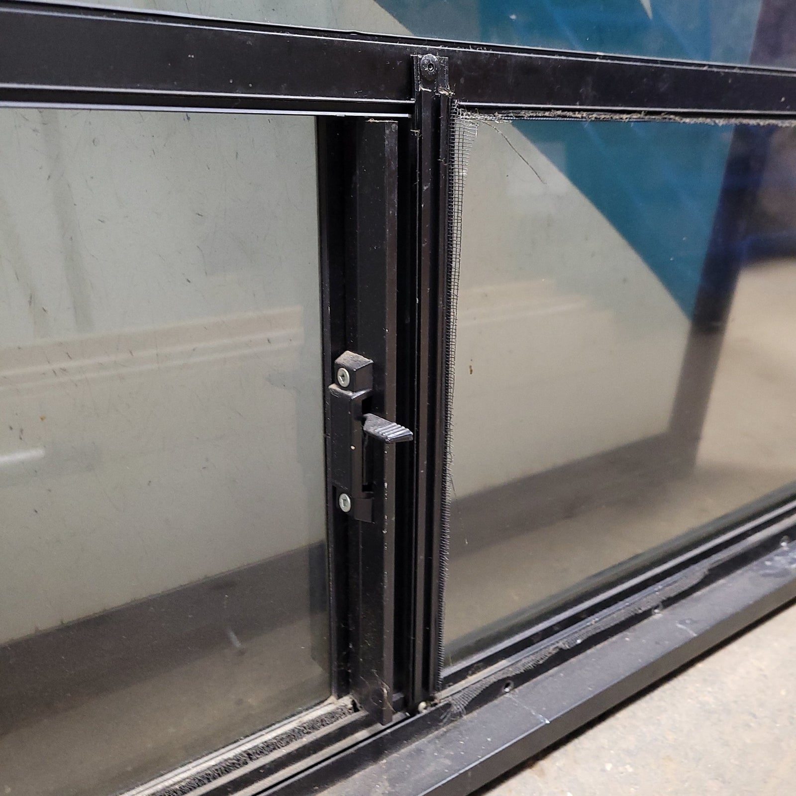 Used Black Radius Opening Window : 35 3/4