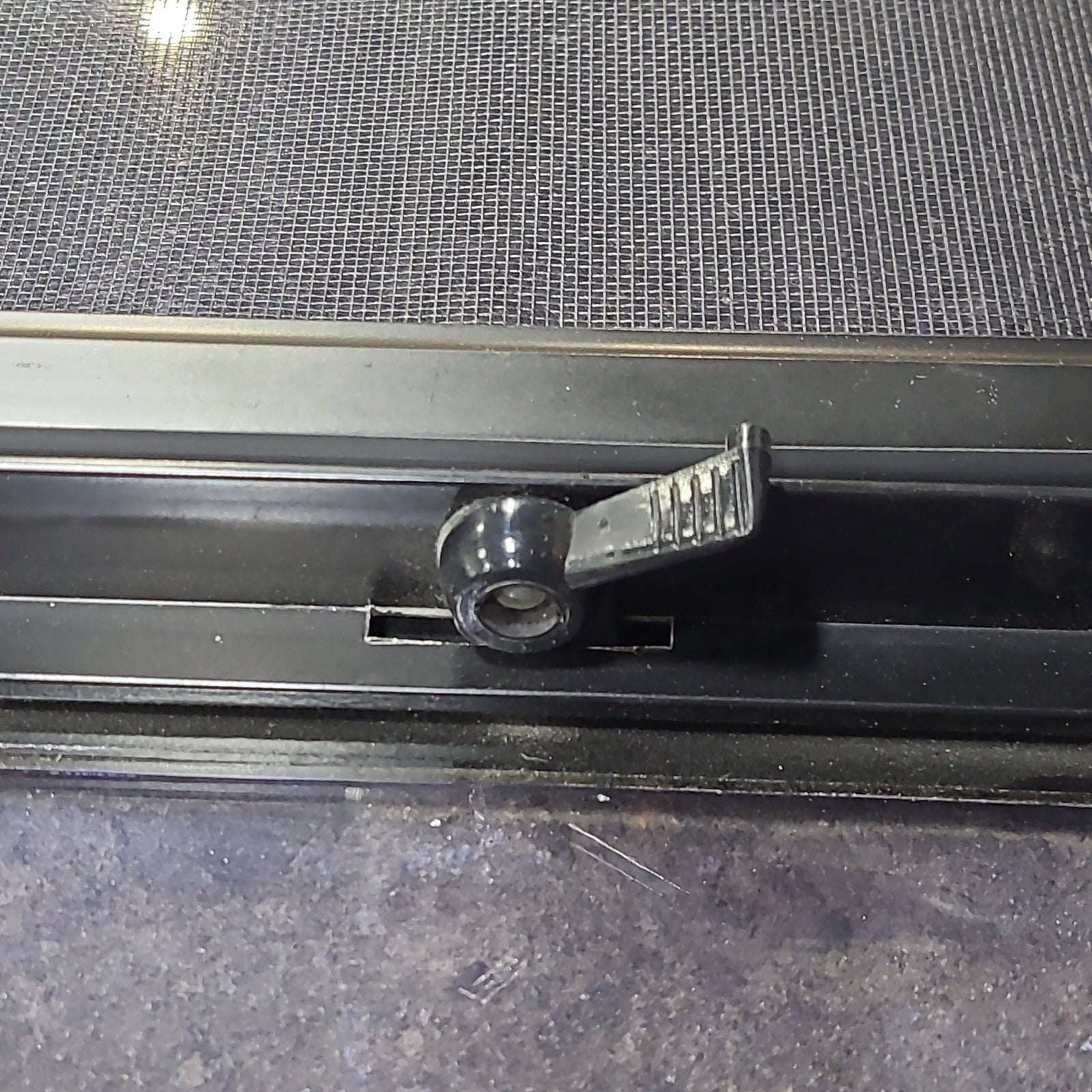 Used Black Radius Opening Window : 36 1/2