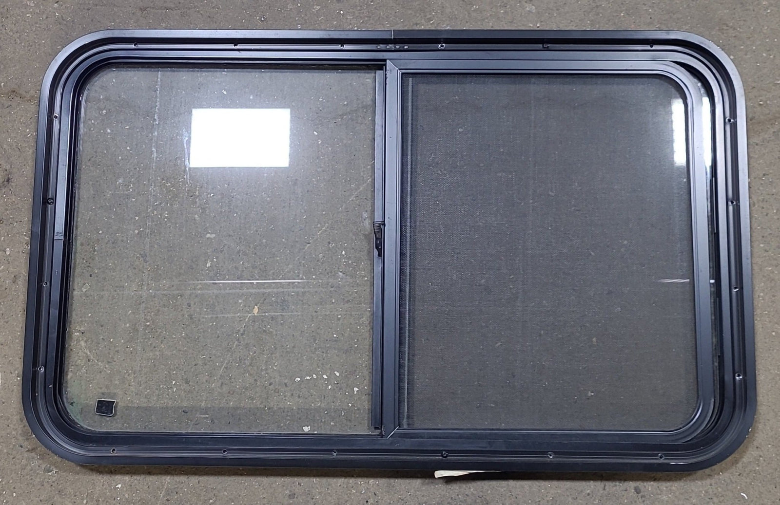 Used Black Radius Opening Window : 36 1/4