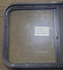 Used Black Radius Opening Window : 36 1/4" W x 21 3/4" H x 1 7/8" D - Young Farts RV Parts