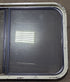 Used Black Radius Opening Window : 36 1/4" W x 21 3/4" H x 2" D - Young Farts RV Parts