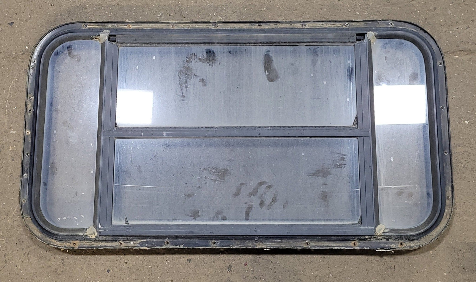 Used Black Radius Opening Window : 36 3/4