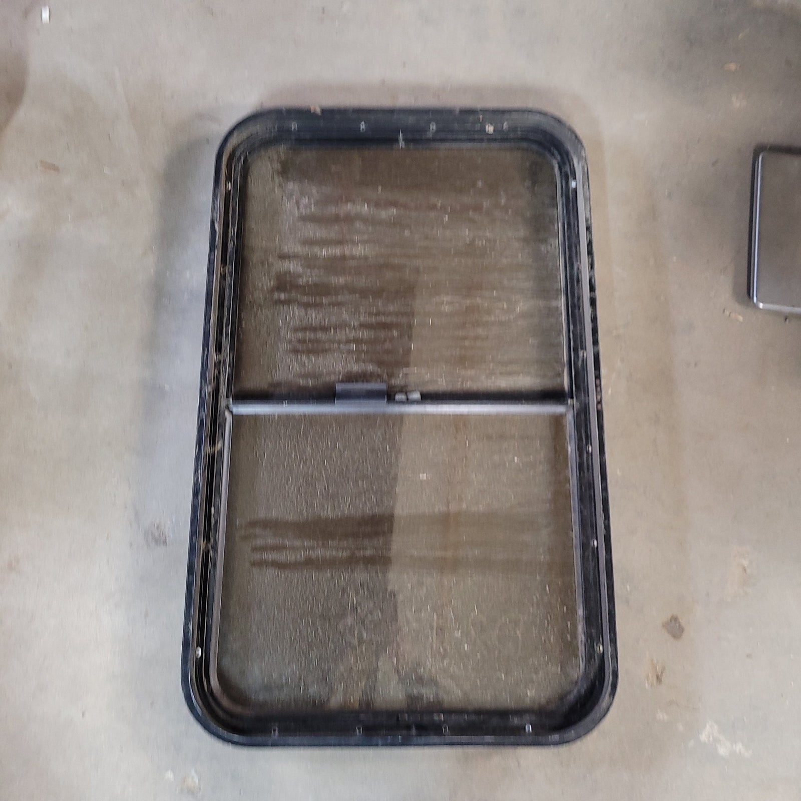 Used Black Radius Opening Window : 38 X 23 X 2