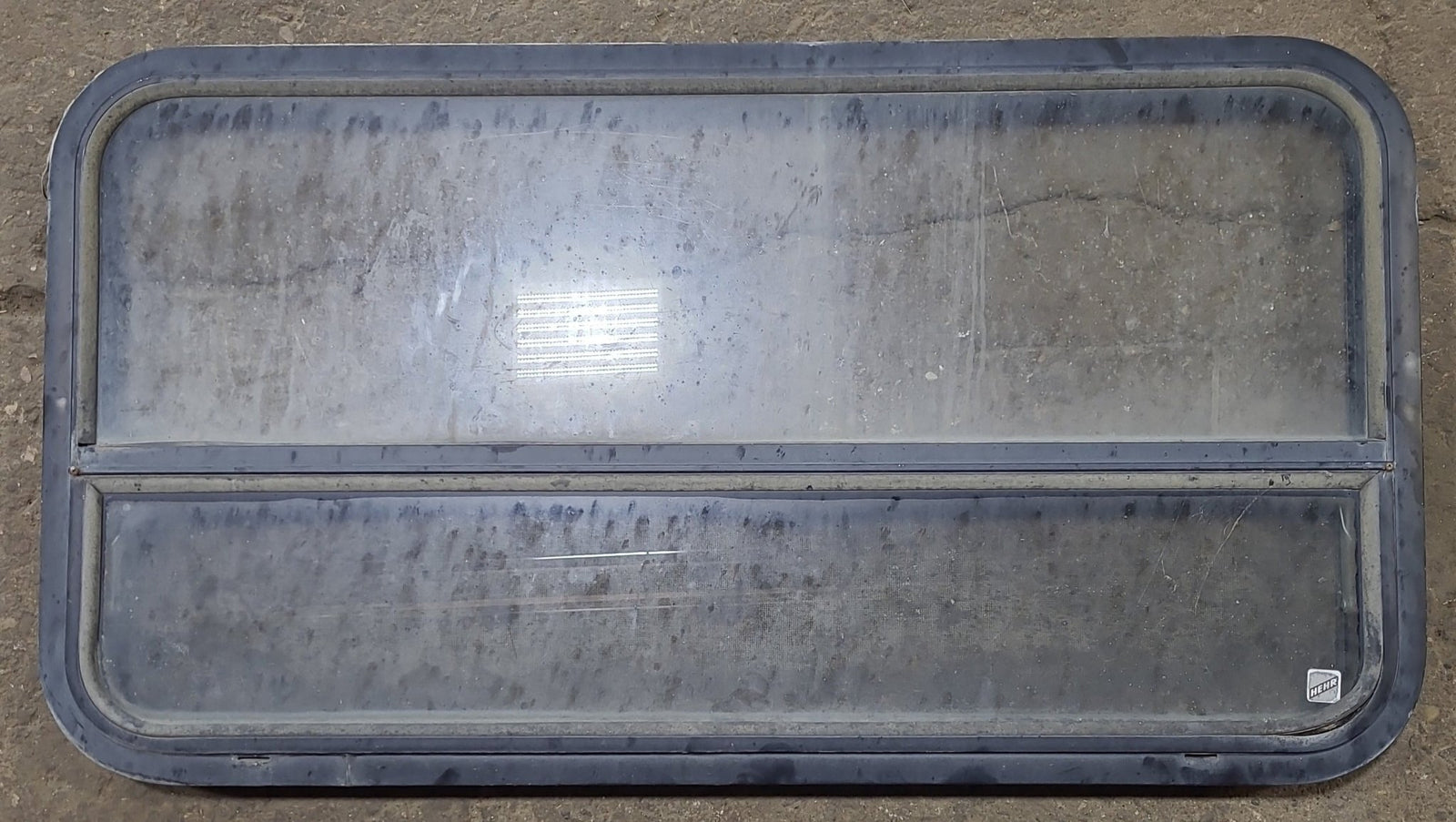 Used Black Radius Opening Window : 41 3/8