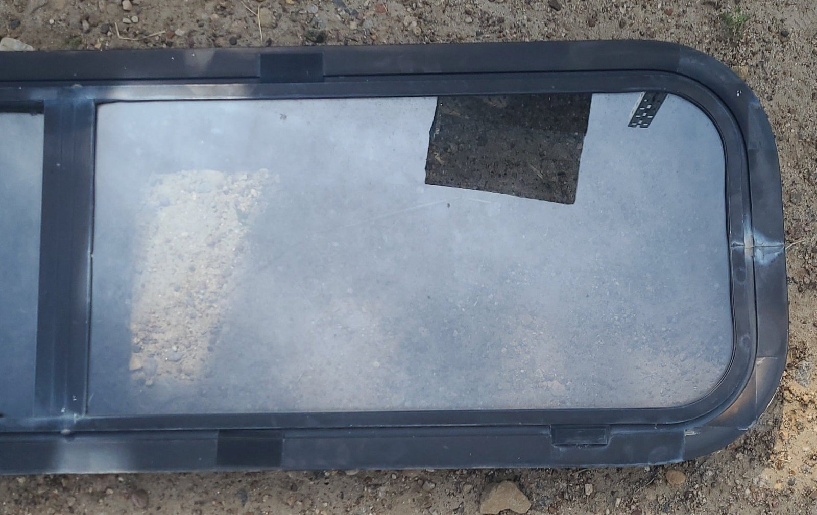 Used Black Radius Opening Window : 42 1/4