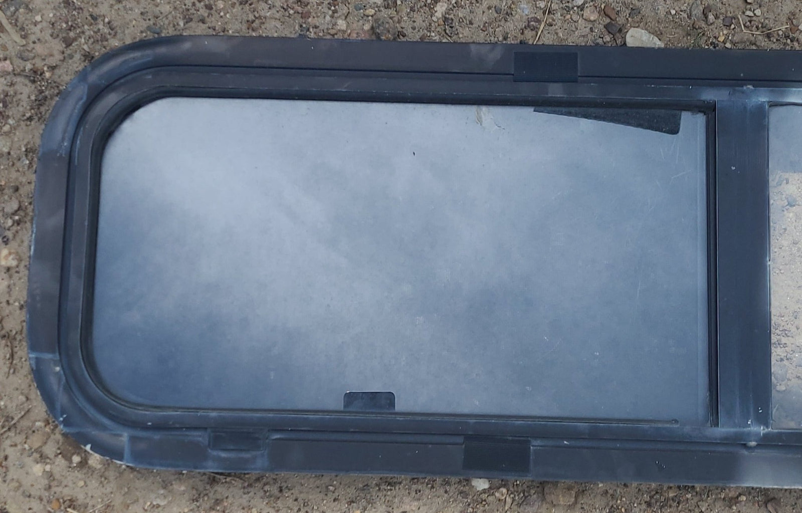 Used Black Radius Opening Window : 42 1/4