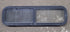 Used Black Radius Opening Window : 42 1/4" W x 11 3/4" H x 1 7/8" D - Young Farts RV Parts