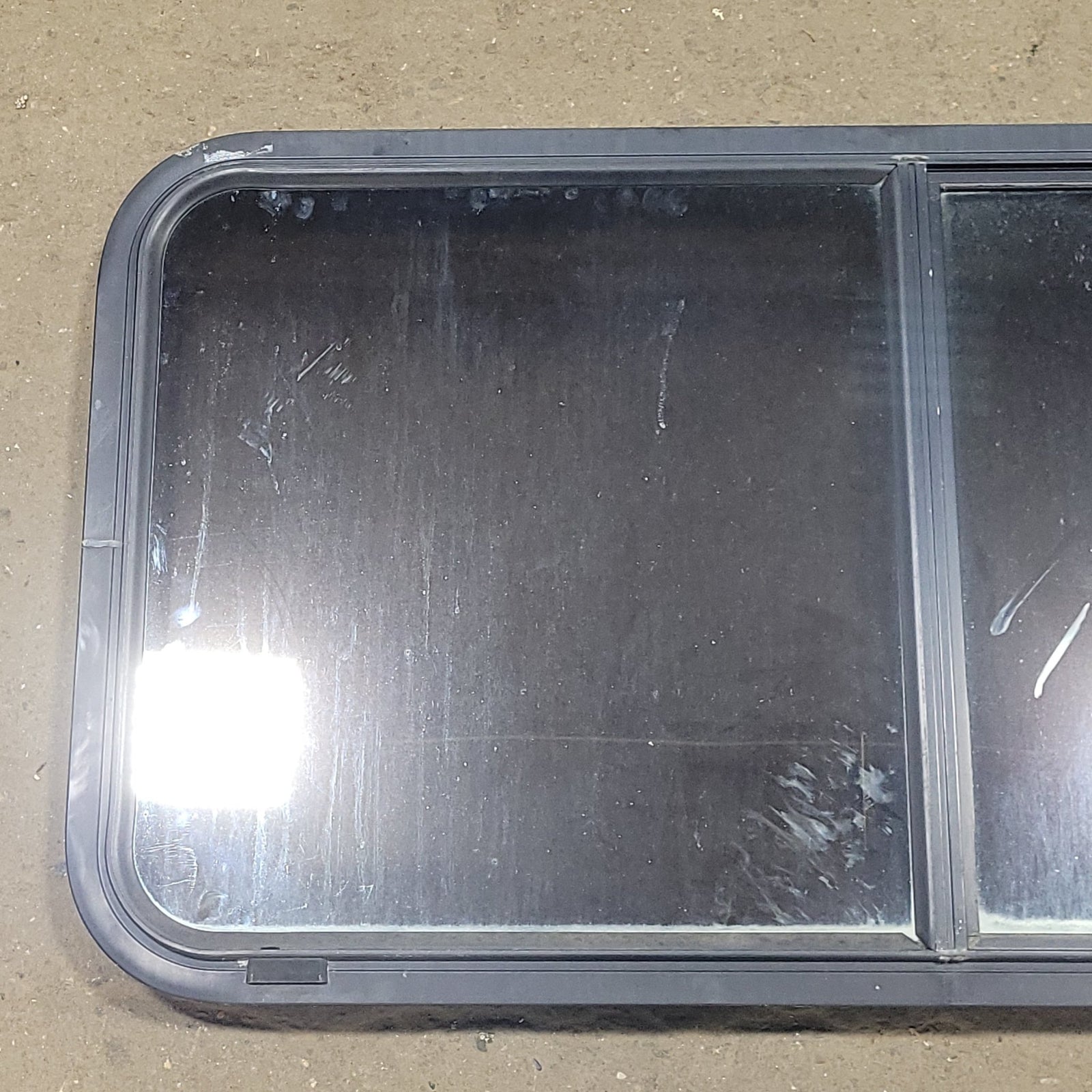 Used Black Radius Opening Window : 42 1/4