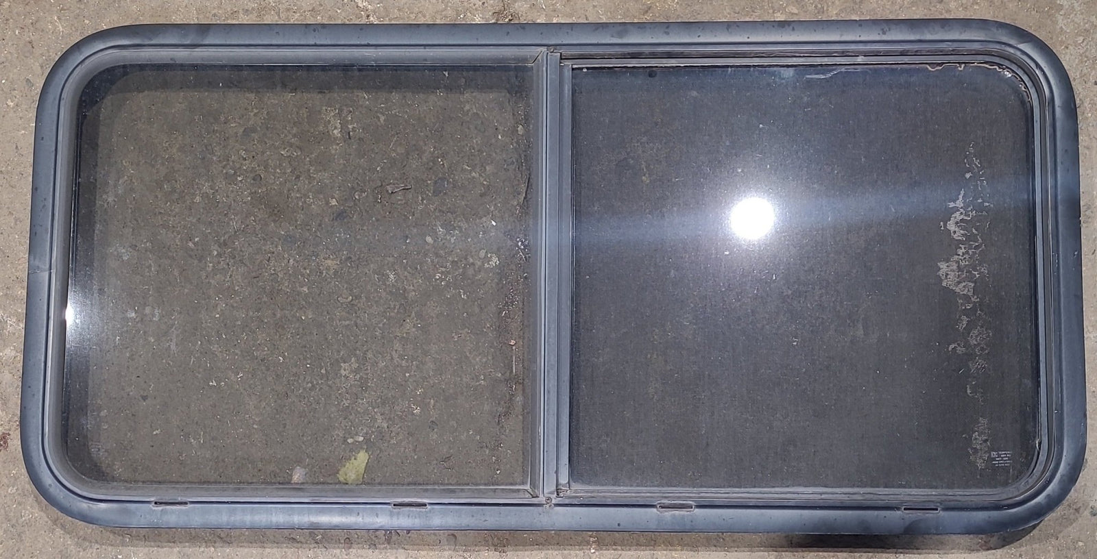 Used Black Radius Opening Window : 45 1/2