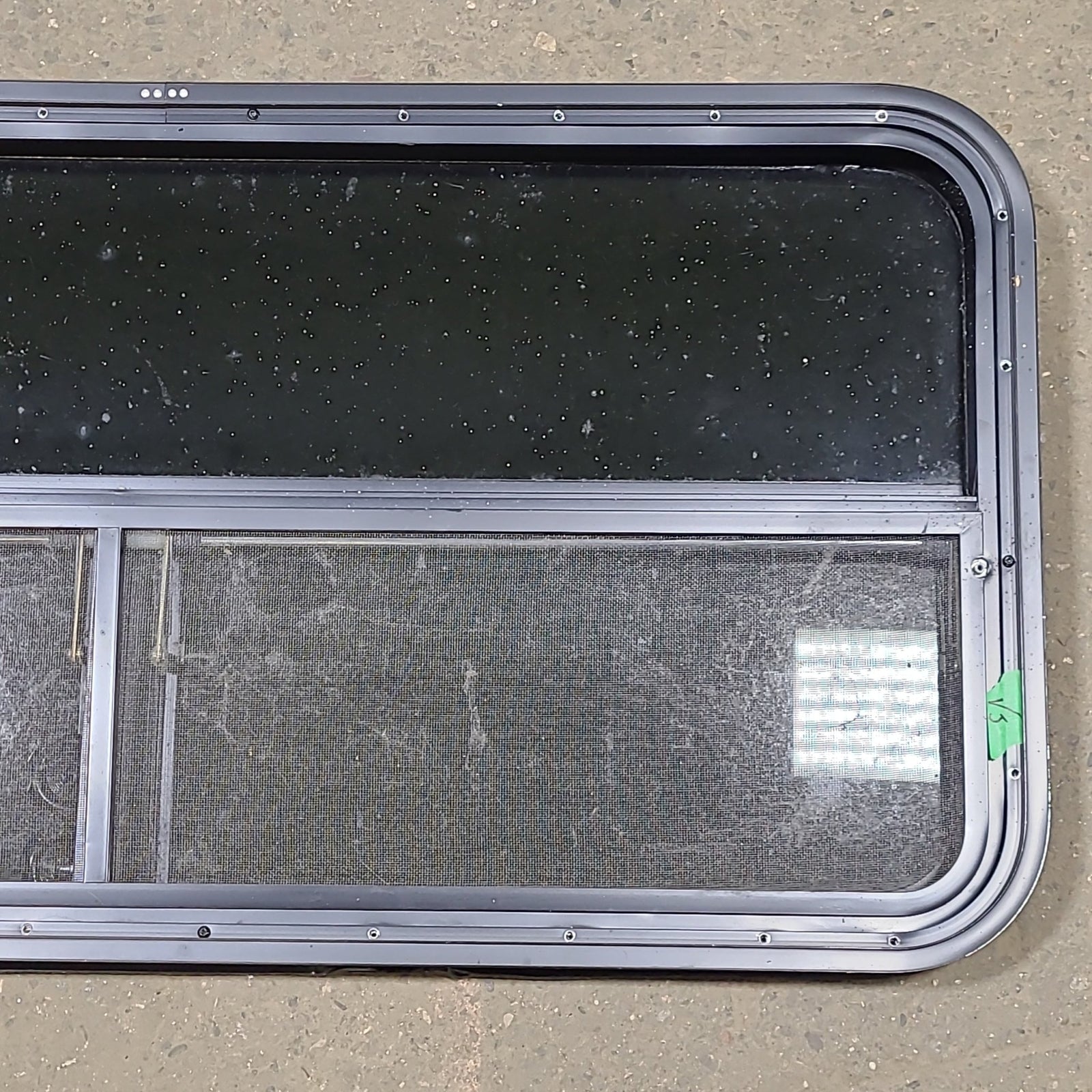 Used Black Radius Opening Window : 45 1/2