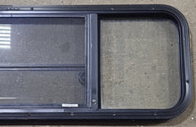 Load image into Gallery viewer, Used Black Radius Opening Window : 47 1/2&quot; W x 14 3/4&quot; H x 1 5/8&quot; D - Young Farts RV Parts