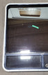 Used Black Radius Opening Window : 47 1/2" W X 45 1/2" H X 1 7/8" D - Young Farts RV Parts
