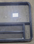 Used Black Radius Opening Window : 47 1/4" W x 35 1/2" H x 2" D - Young Farts RV Parts