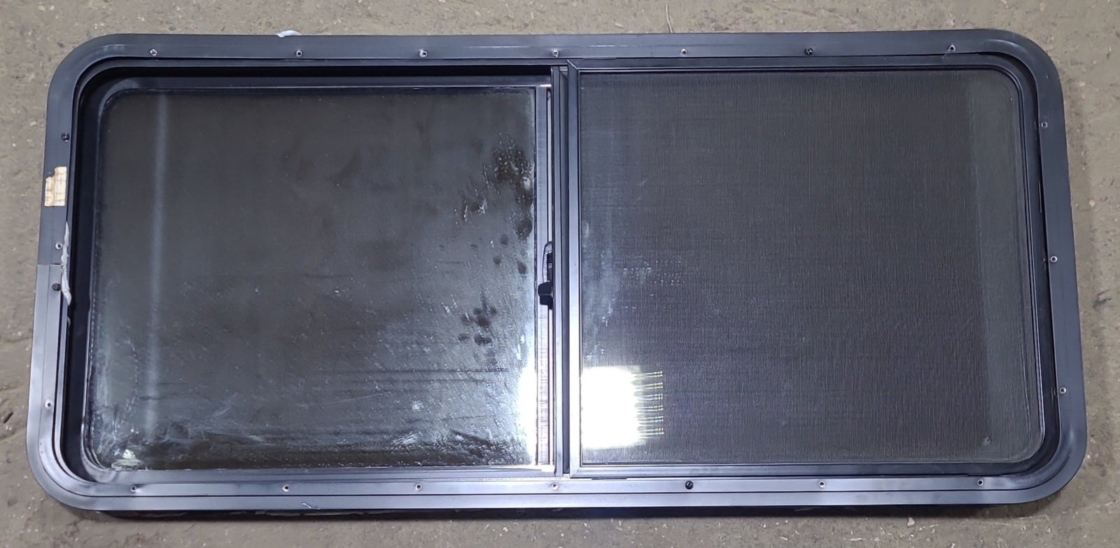 Used Black Radius Opening Window : 47 5/8