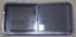 Used Black Radius Opening Window : 47 5/8" W x 21 1/2" H x 1 7/8" D - Young Farts RV Parts