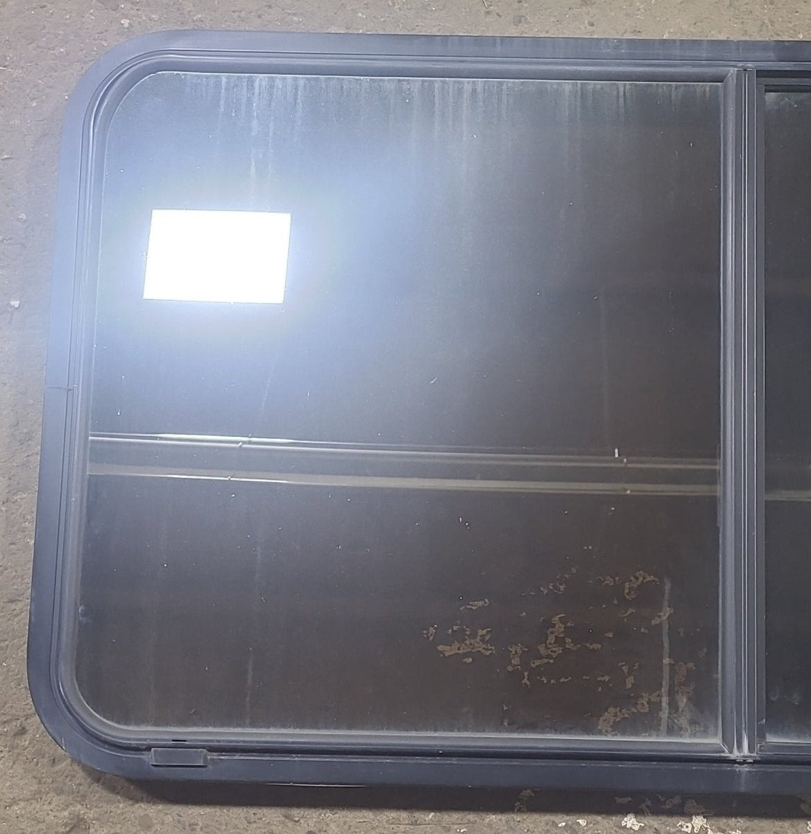 Used Black Radius Opening Window : 48 1/2